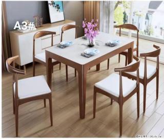 T08高级长方桌，胡桃色  1.35米带炉一桌四椅650元，现货11套。 - 正定28生活网 zd.28life.com